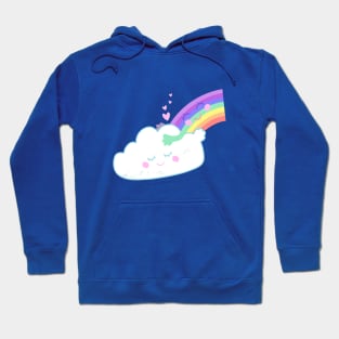 Best Friends Rainbow Cloud Hug Hoodie